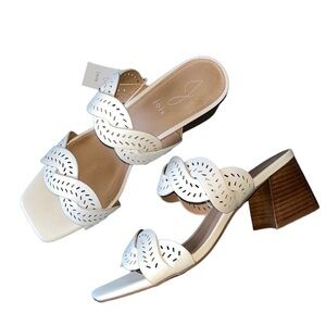Joie Society Off White High Heel Sandals Size 10
